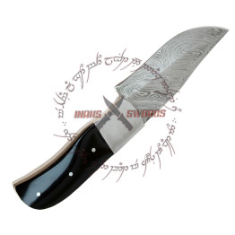 Spanish Conquistador Sidearm by Rebel Wolf Full Tang Damascus Forged Knife